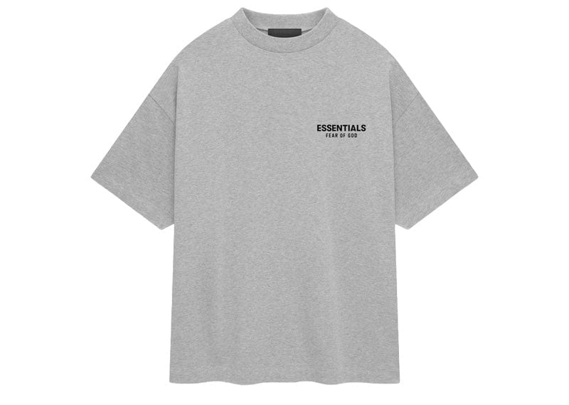 Fear of God Essentials Jersey Crewneck T-Shirt - 'Light Heather Gray'