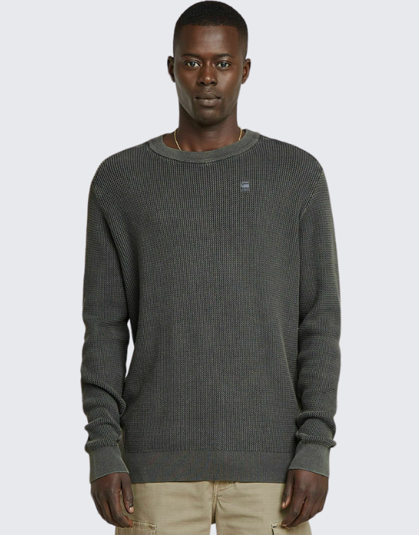 G-Star Raw Serrated R Knit Sweater In Salute Mens