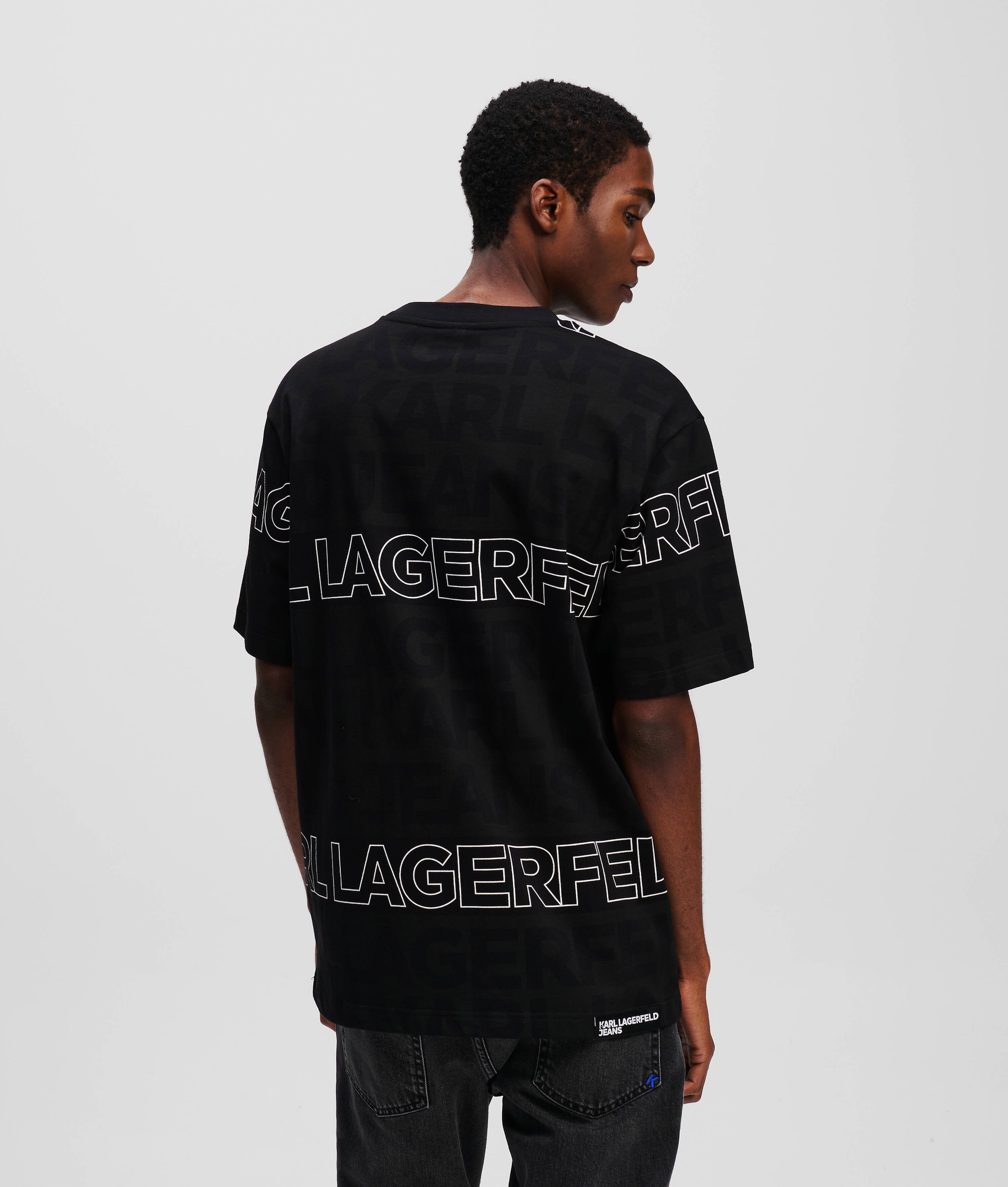 ALL-OVER KLJ LOGO T-SHIRT
