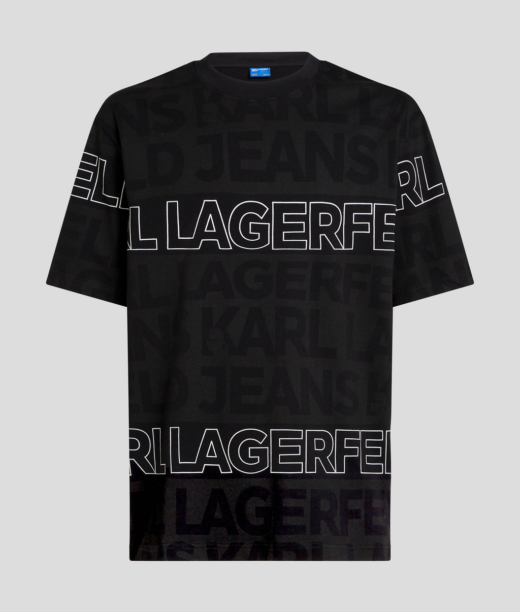 ALL-OVER KLJ LOGO T-SHIRT