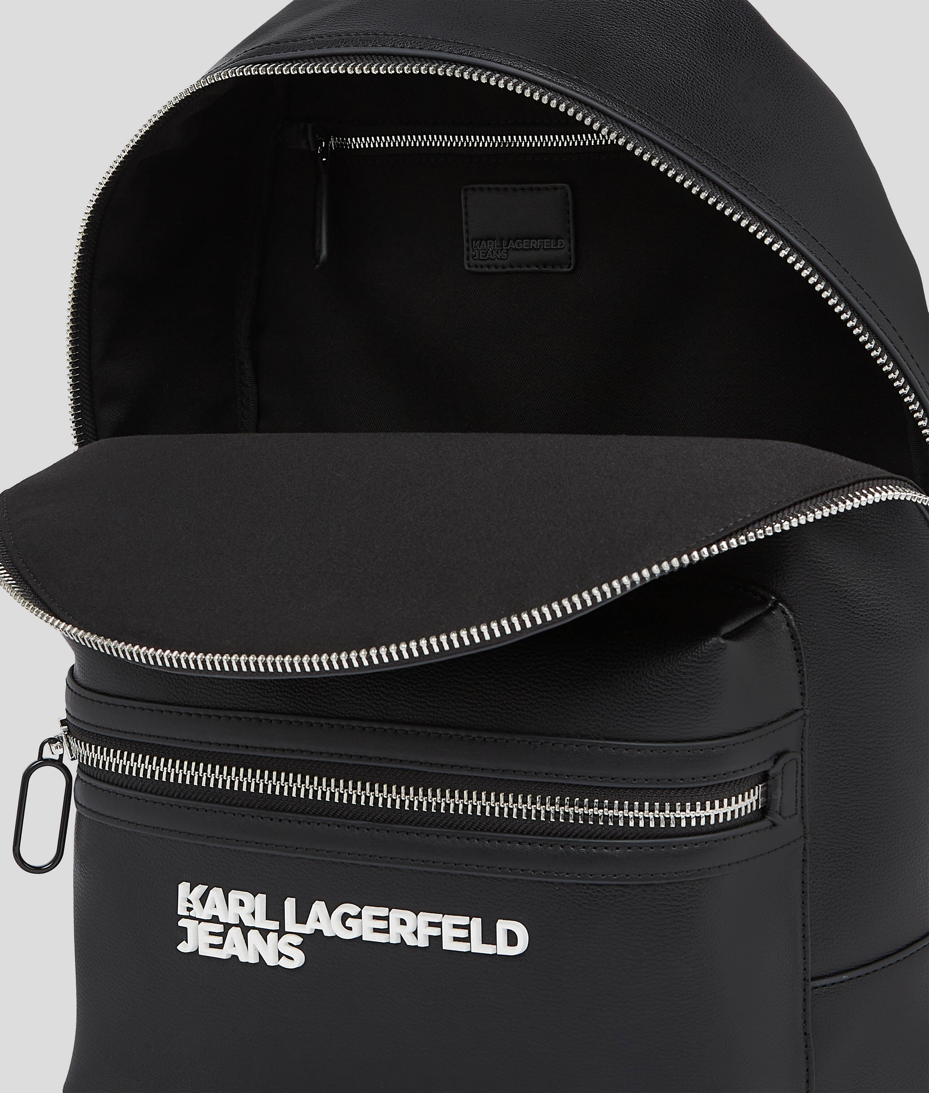 FAUX-LEATHER BACKPACK