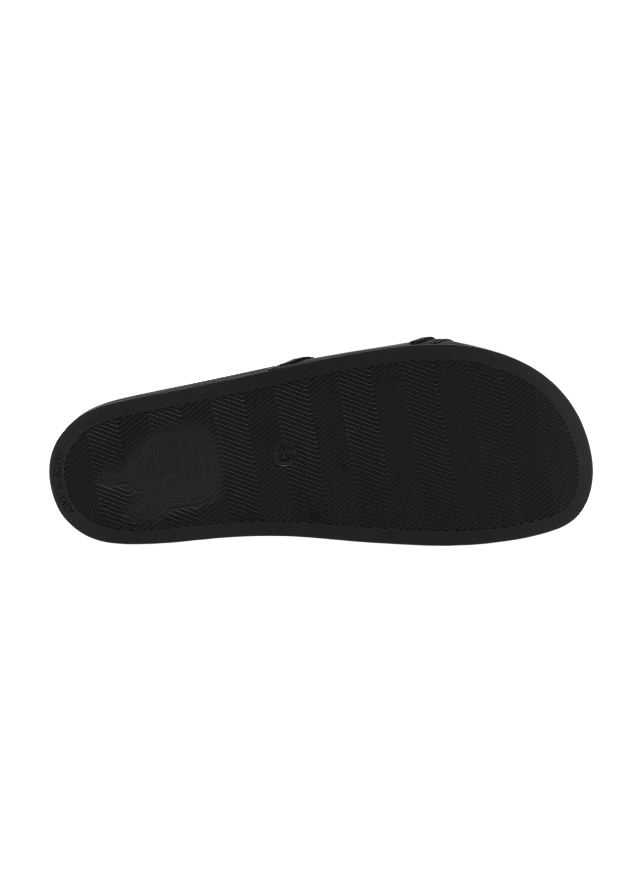 Black Karl Lagerfeld Kondo beach slides