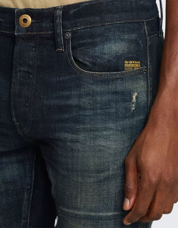 G-Star Raw 3301 Slim Jeans In Antique Foundry Wash Men