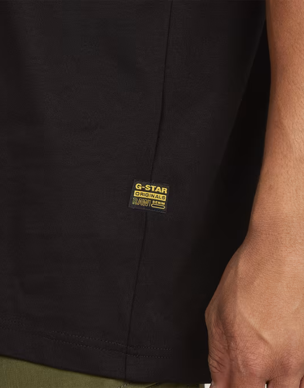 G-Star Raw Burger Box Rain Loose T-Shirt In Dark Black Mens