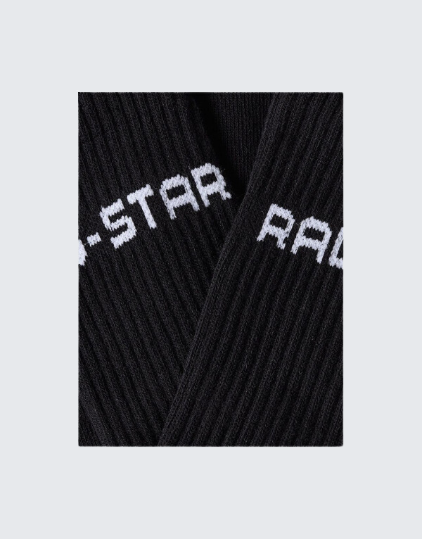 G-Star Raw Sport Sock 2 Pack Dark Black Men