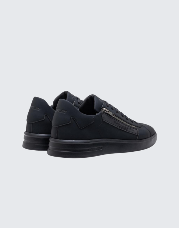 Replay University M Zip T-Shirt In Black