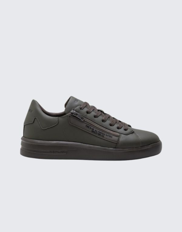 Replay University M Zip T-Shirt In Military Green  Men